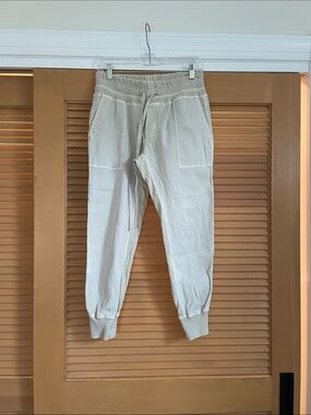 James perse mixed media pant cream 2